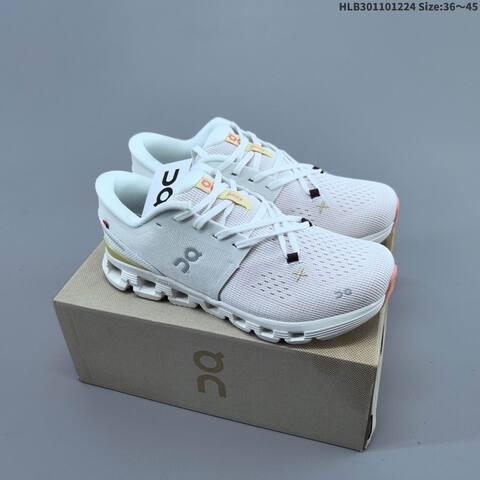 On Cloud X 4 Light Pink White EU 36-40 Running Shoe Running Sneakers - Unisex (BS-69730)