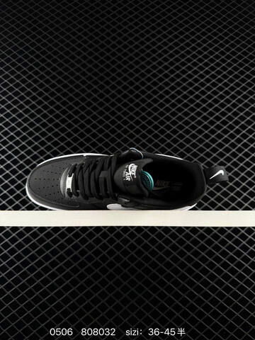 Nike Air Force 1 07 Black White EU 36-45 5 Casual - Unisex (BS-71667)