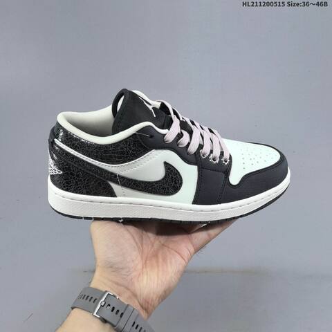 Jordan Air Jordan 1 Low White Gray-pink 36 46 Lifestyle - Unisex BS-65958