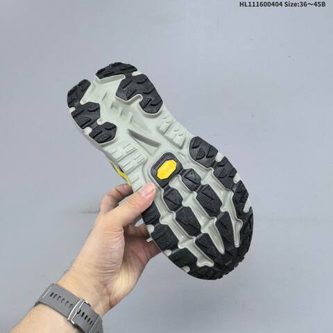 HOKA ONE ONE Mafate X Grey Black Orange Light Grey EU 36-45 Trail Shoe Trail Running Sneakers - Unisex (BS-69359)