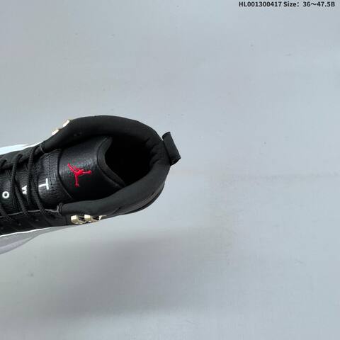 Jordan Air Jordan 12 Retro Playoffs Black White Varsity Red EU 36-47 5 Basketball - Unisex (BS-66161)
