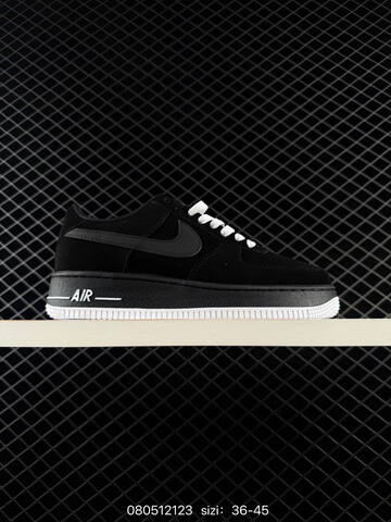 Nike Air Force 1 07 Low Black White Navy Gum EU 36-45 Skate - Unisex (BS-69947)