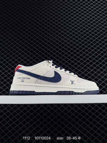 Nike Dunk Low Retro Cream White Navy With Red Accents EU 36-45 Lifestyle - Unisex (BS-74240)