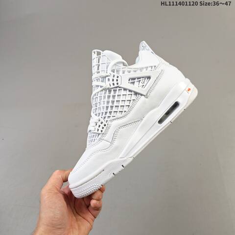 Jordan Air Jordan 4 Retro White Cream EU 36-47 Basketball - Unisex (BS-63372)