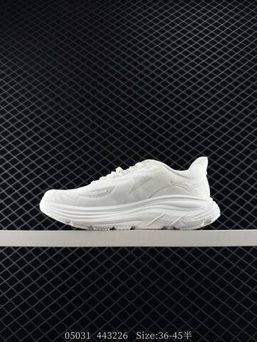 HOKA ONE ONE Clifton 10 Triple White EU 36-45 Running Shoe Running Sneakers Unisex BS-86631