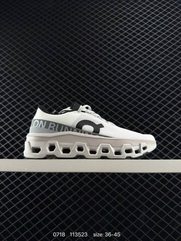 On Running Cloudmonster 2 Black Gray White EU 36-45 Running Shoe Running Sneakers - Unisex (BS-85528)