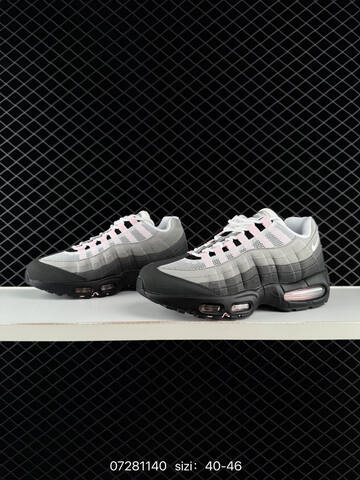 Nike Air Max 95 Black Grey White Pink 40-46 Running - Men s BS-70055