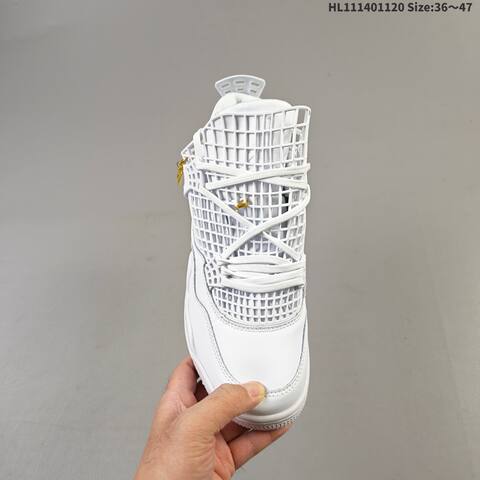 Jordan Air Jordan 4 Retro White 36 47 Basketball - Unisex (BS-63371)