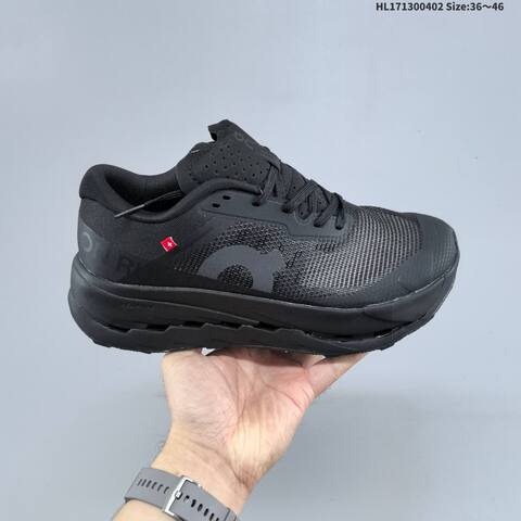 On Cloudultra 3 Black White Red EU 36-46 Trail Shoe Trail Running Sneakers - Unisex (BS-69645)