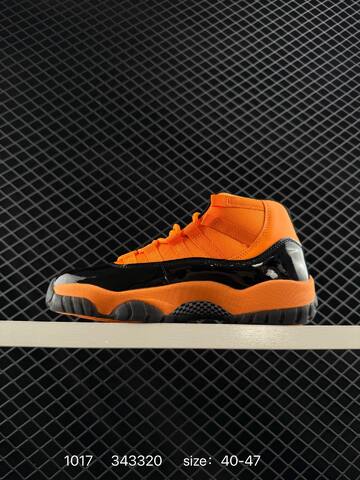 Jordan Air Jordan 11 Retro Black Orange 40-47 Basketball Shoe - Men s BS-80501