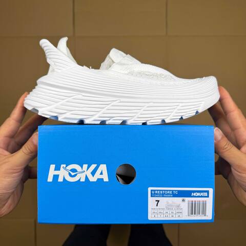 HOKA Restore TC White Sneaker Casual Sneakers BS-86931
