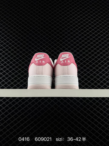 Nike Air Force 1 07 Light Pink With Berry Pink Accents White Midsole EU 36-42 Half Sizes Available Lifestyle - Unisex BS-72059