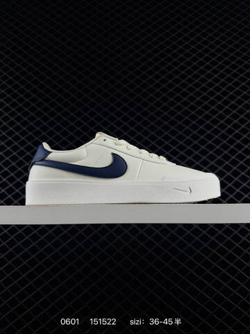 Nike Court Shot Off White Navy Blue Brown Cream White EU 36-45 Skate - Unisex (BS-71065)