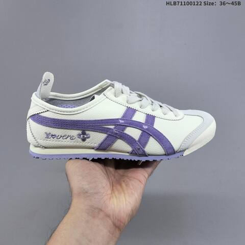 Onitsuka Tiger MEXICO 66 DIY DL408 147 Cream White Purple EU 36-45 Sneaker Casual Sneakers - Unisex BS-69044