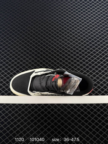 Jordan Air Jordan 1 Low OG SP DZ4137-106 Sail Black Red Cream EU 36-47 5 Sneaker - Unisex BS-80222
