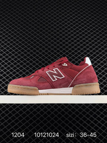 New Balance 600 Burgundy White Gum Brown EU 36-45 Skate Shoe Unisex BS-82529