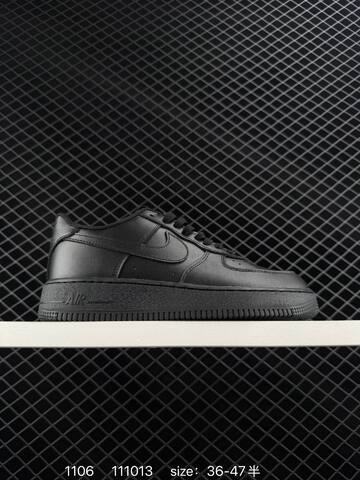 Nike Air Force 1 Low Black EU 36-47 5 Lifestyle - Unisex BS-74330
