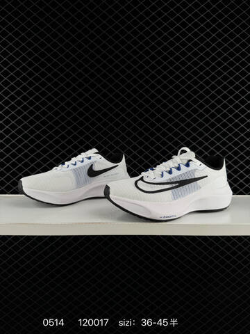 Nike Zoom Fly 5 White Black Blue EU 36-45 Running - Unisex (BS-71453)