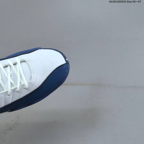Jordan Air Jordan 12 Retro White French Blue Navy 36 47 Basketball - Unisex (BS-65914)