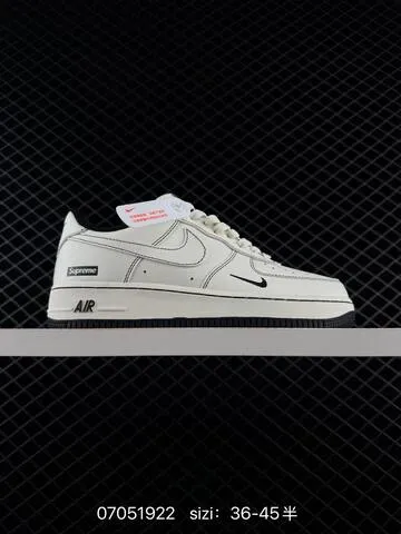 Nike Air Force 1 07 Supreme Off White Black Grey EU 36-45 Skate - Unisex BS-70399