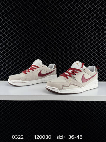 Jordan CMFT Era Beige Red White Brown EU 36-45 Sneaker - Unisex BS-79630