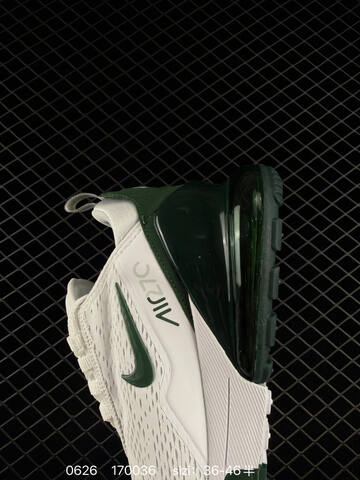 Nike Air Max 270 White Dark Green EU 36-46 Running Shoe - Unisex BS-70579