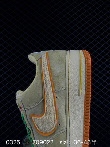 Nike Air Force 1 Low Beige Orange Green Cream EU 36-45 Lifestyle - Unisex BS-72448
