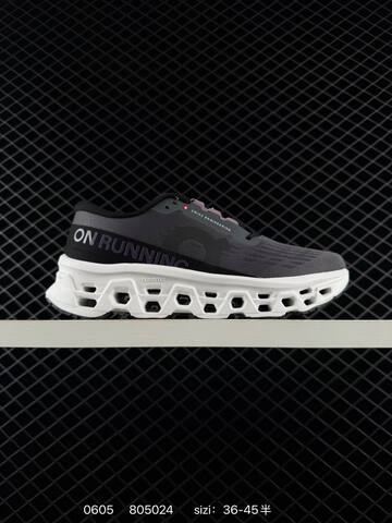 On Cloudmonster 2 Dark Grey White Black EU 36-45 Running Shoe Running Sneakers - Unisex BS-85199
