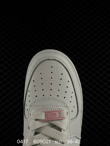 Nike Air Force 1 07 Low White With Pink Swoosh Light Mint Heel And Outsole Edge EU 36-42 Lifestyle - Unisex BS-72033