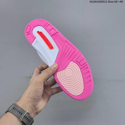 Jordan Air Jordan 3 Retro Spring Flowers White Pink Hot Pink EU 36-40 Basketball - Unisex (BS-65989)