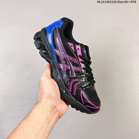 ASICS Gel-Kayano 14 Black Hot Pink Blue EU 36-47 Running Shoe Running Sneakers - Unisex (BS-69212)