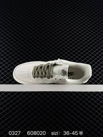 Nike Air Force 1 Low Off White Olive Green Pale Yellow EU 36-45 Skate - Unisex (BS-72428)