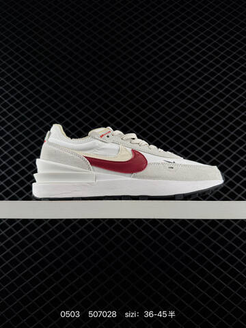 Nike Waffle One Crater DX4309 Sail Light Bone Red Black EU 36-45 5 Lifestyle - Unisex (BS-71713)