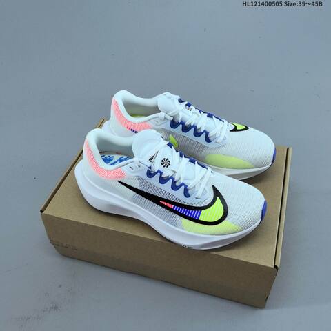 Nike Zoom Fly 5 White Neon Green Black EU 39-45 Running Shoe - Unisex BS-60506