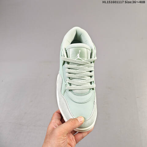 Jordan Air Jordan 4 RM FQ7940-003 Light Mint Seafoam Green With Grey Suede And White Sole EU 36-48 Lifestyle - Unisex (BS-63576)