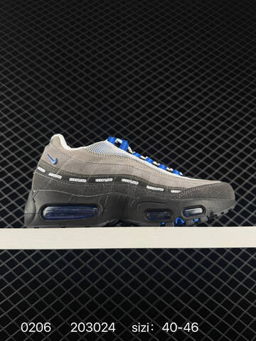 Nike UNDEFEATED x Air Max 95 OG Big Bubble IB4523-002 Grey Black White Blue EU 40-46 Lifestyle - Men's (BS-72809)