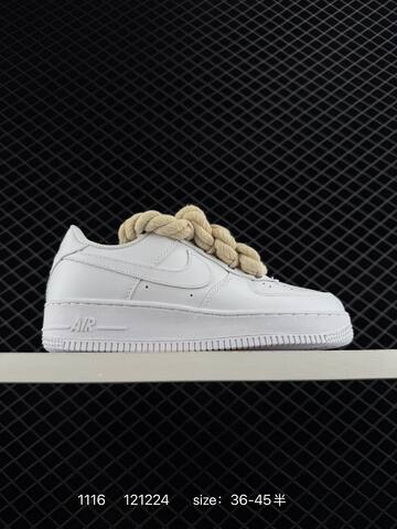 Nike Air Force 1 07 Red White Black White-pink Rope Laces EU 36-45 Lifestyle - Unisex (BS-74173)
