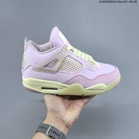Jordan Air Jordan 4 Retro Denim Iced Carmine Pink EU 36-48 5 Basketball - Unisex (BS-66184)