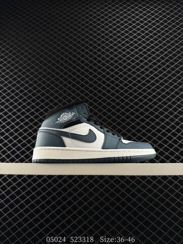 Jordan Air Jordan 1 Mid White Light Beige Cream EU 36-46 Sneaker - Unisex BS-81307