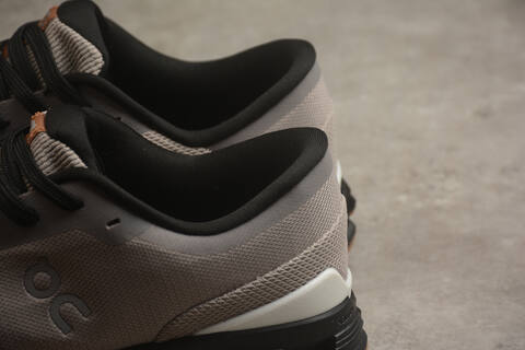 On Cloud X 4 3ME30042532 Fog Black White Gum Brown US 7 EU 40 UK 6 5 JP 25 Running Shoe Running Sneakers - Men's (BS-59781)