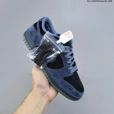 Nike SB Dunk Low Navy Blue Black Olive Green EU 36-46 Skate Shoe - Unisex BS-61427
