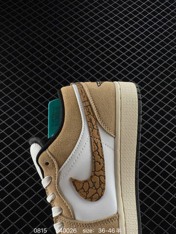Jordan Air Jordan 1 Low Brown Elephant White Brown Beige Black EU 36-46 Sneaker - Unisex BS-80907