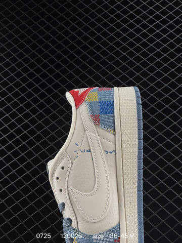 Jordan Air Jordan 1 Low Sail Light Blue Red Yellow EU 36-45 Sneaker - Unisex BS-81015