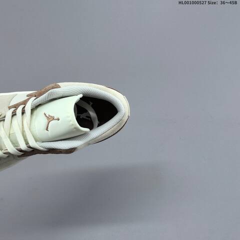 Jordan Air Jordan 1 Low SE White Beige Brown 36 45B Lifestyle - Women's (BS-65854)