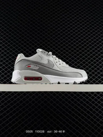 Nike Air Max 90 White Blue Gray Red Black Red Gray Neon Yellow 36-46 Lifestyle - Unisex BS-71675