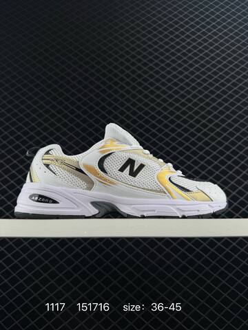 New Balance MR530 Light Grey Off White Black White EU 36-45 Sneaker - Unisex (BS-82586)
