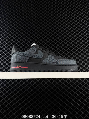 Nike Air Force 1 07 Black Lime Green Metallic Silver EU 36-45 Lifestyle - Unisex (BS-69877)