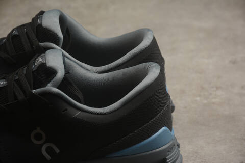 On Cloud X 4 3ME30041446 Black Chambray Blue Gray US 7 EU 40 UK 6 5 JP 25 Running Shoe Running Sneakers - Men's (BS-59783)