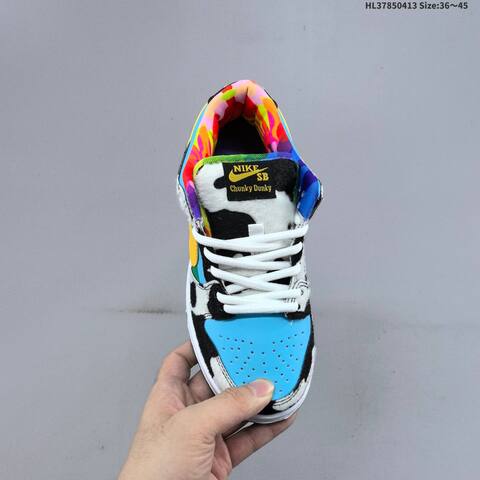 Nike SB Dunk Low Pro Blue Yellow Black White Green EU 36-45 Skate Shoe - Unisex (BS-60767)