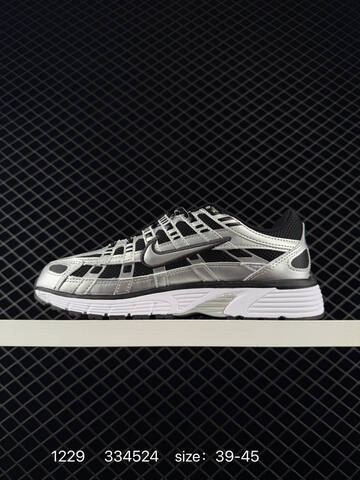 Nike P-6000 Black Blue And Silver Black EU 39-45 Running - Unisex (BS-73414)